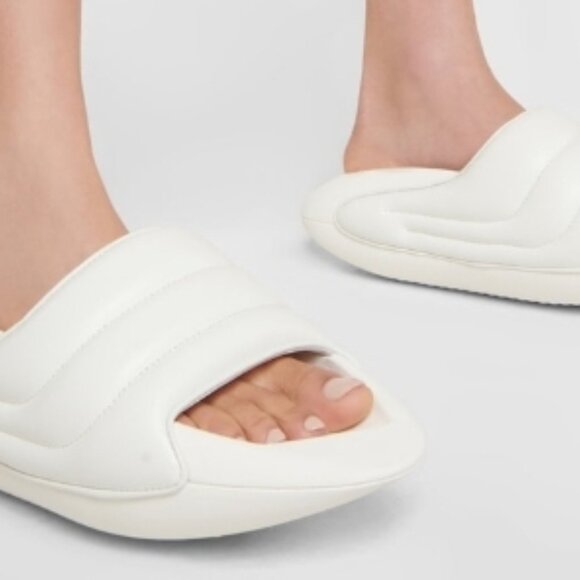 Balmain B It Quilted Leather Slides Sandals Sneaker 39/9 NWB - Picture 6 of 7